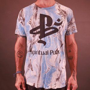"Evolve with Me"  Marble Tie Dye Tee shirt